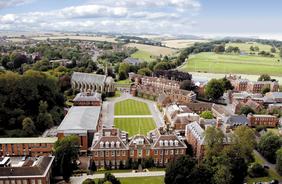 College - aerial view