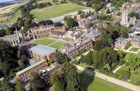 College campus close to the High Street